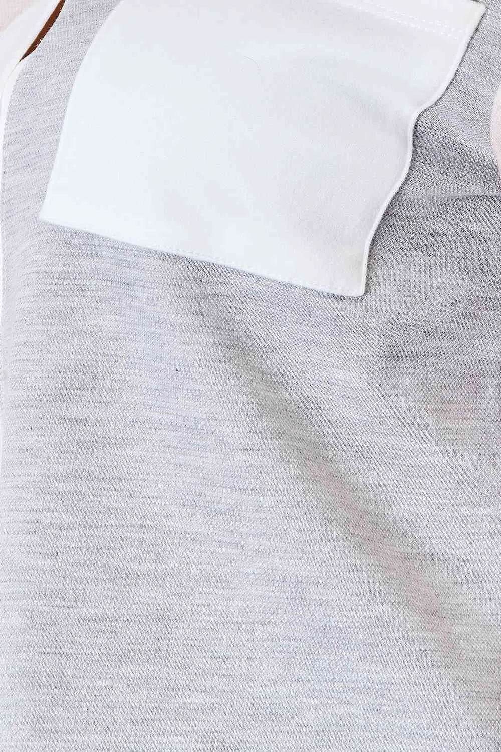 Double Take Color Block Curved Hem Top
