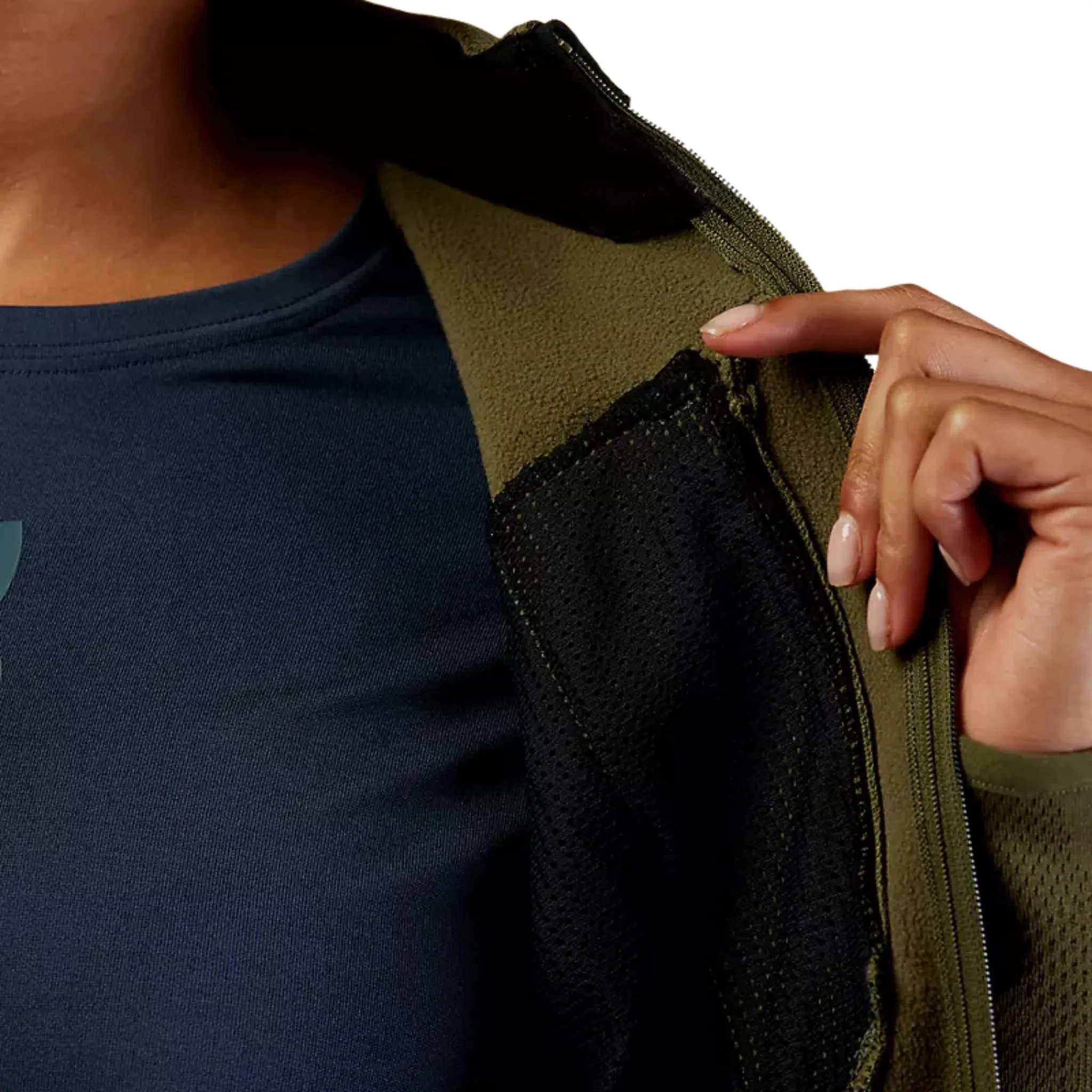 Fox Womens Ranger Midlayer Full Zip Jacket