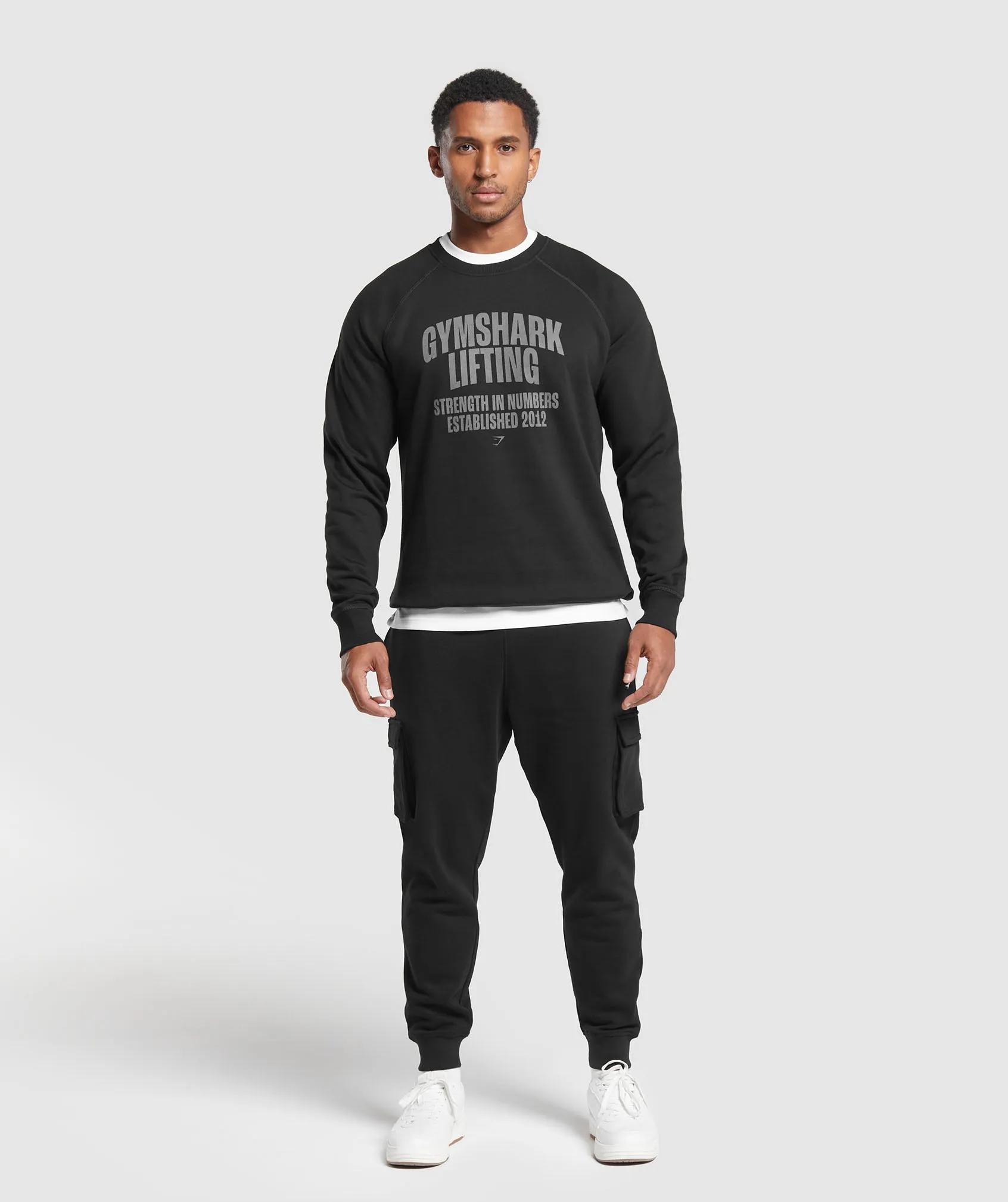 Gymshark Gymshark Lifting Crew - Black