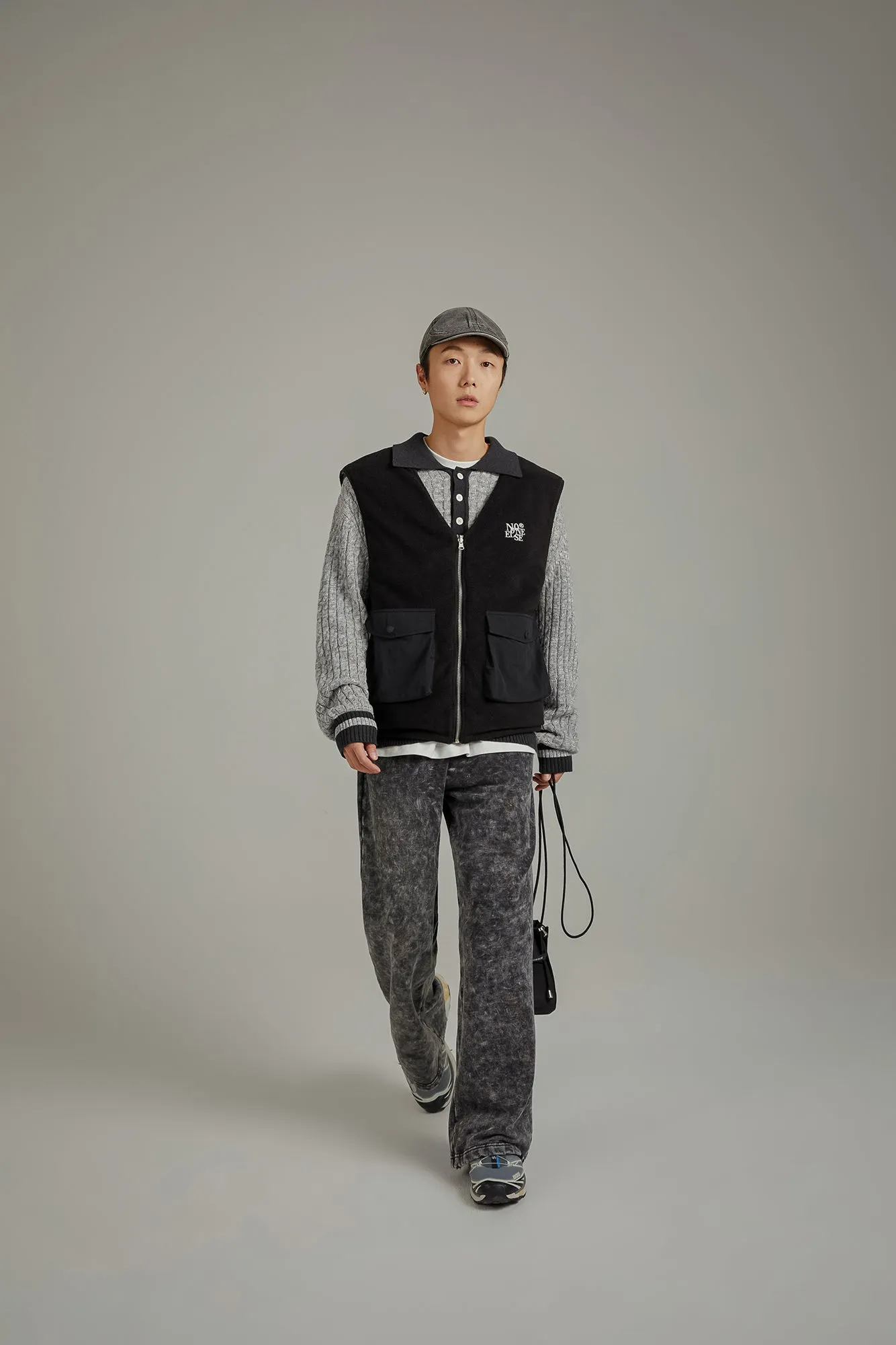 Reversible Padded Zipper Vest
